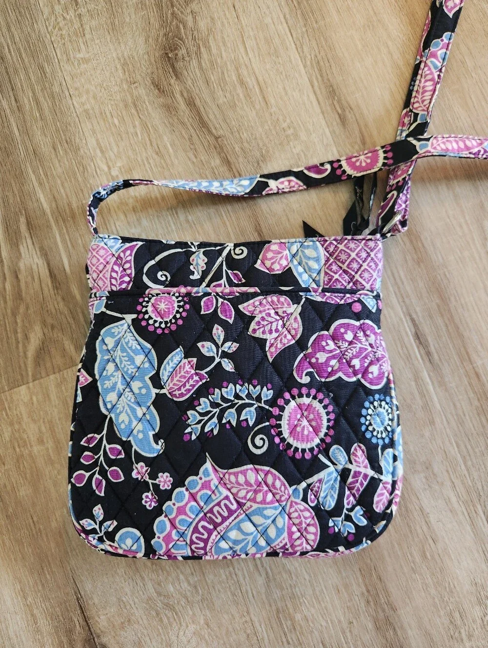 Vera Bradley Alpine Floral Petite Double Zip Hipster Crossbody Purse